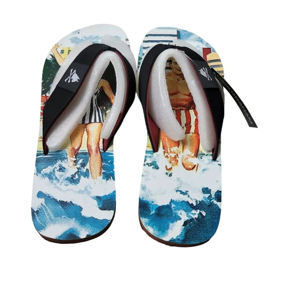 Nick Graham Jason Beach Men's Size 11 Flip Flops Sandals Father Day Gift Deal